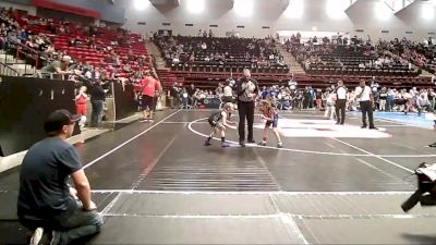 62 lbs Rr Rnd 1 - Bristol Garey, Dark Cloud Wrestling Club vs Carmen Crawford, Pawhuska Elks Takedown