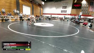 152 lbs Cons. Round 4 - Porter Merritt, Star Valley vs Jackson Hanusa, Rocky Mountain