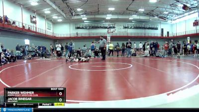 80 lbs Quarterfinal - Parker Wehmer, North Posey Wrestling Club vs Jacob Binegar, Bellmont