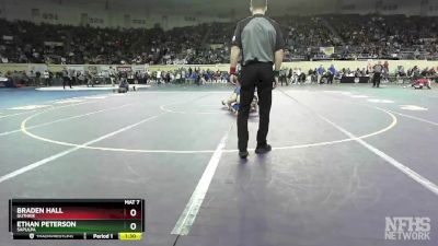 5A-150 lbs Champ. Round 1 - Braden Hall, Guthrie vs Ethan Peterson, Sapulpa