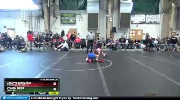 72 lbs Finals (2 Team) - Jaclyn Bouzakis, Dynasty Death Row vs Cohen Reer, Team Ohio