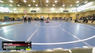 115 lbs Quarterfinal - Bo Buddemeyer, Owensville Wrestling vs Edric Funk, Dover Pirates Youth Wrestling