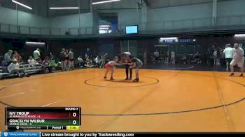 85 lbs Round 3 (6 Team) - IVY TROUP, Alabama Elite Black&nbsp; vs Gracelyn Wilbur, Strong House