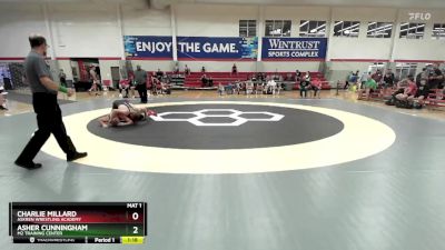 160 lbs 1st Place Match - Charlie Millard, Askren Wrestling Academy vs Asher Cunningham, M2 Training Center