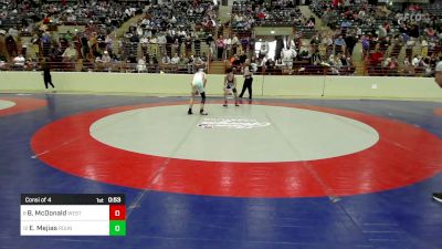 120 lbs Consi Of 4 - Brooks McDonald, West Forsyth Wrestling Club vs Elias Mejias, Roundtree Wrestling Academy