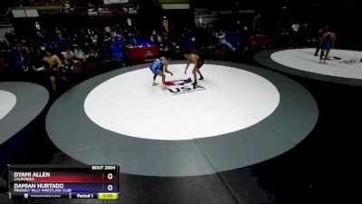 165 lbs Champ. Round 1 - Dyami Allen, California vs Damian Hurtado, Friendly Hills Wrestling Club