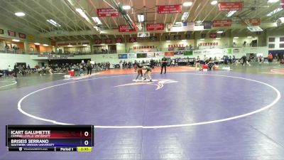 116 lbs Cons. Round 3 - Briseis Serrano, Southern Oregon University vs Icart Galumette, Campbellsville University