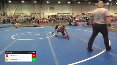 125 lbs Rd Of 16 - Jeremiah Reno, Nebraska vs Jack Medley, Michigan