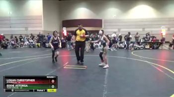 100 lbs Round 1 (4 Team) - Logan Christopher, MI Pitbulls vs Eddie Astorga, Team Gotcha