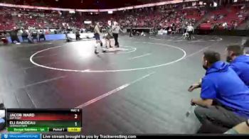 D1-145 lbs Champ. Round 1 - Jacob Ward, Bay Port vs Eli Rabideau, Germantown