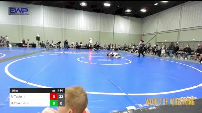 58 lbs Semifinal - Andres Tapia, Takedown Elite 9u vs Huck Olsen, MOJO 9U