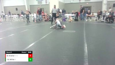 52 lbs Round 3 - Nasir White, Diamond Fish vs Bryce Krisher, Matoaca Youth Wrestling Club