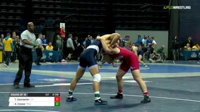 197 lbs Round of 16 - Tristan Sponseller, Lock Haven vs Anthony Cassar, Penn State