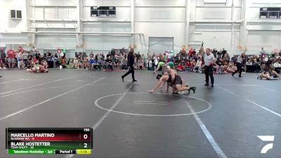 150 lbs Round 1 (8 Team) - Blake Hostetter, Team Shutt vs Marcello Martino, Glasgow WA