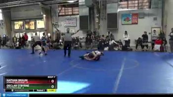 100 lbs Round 3 (6 Team) - Nathan Braun, Dynasty Death Row vs Declan O`byrne, PA Alliance Red