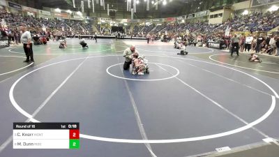 58 lbs Round Of 16 - Cheston Knorr, Monte Vista vs Michael Dunn, Ridge Wrestling