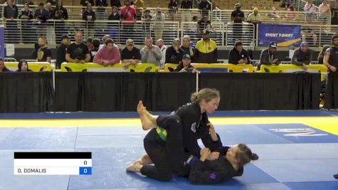 DANIELLE MARIE BONDE BLAUL vs DAPHNE DOMALIS 2024 Pan Jiu Jitsu IBJJF Championship