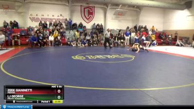 120 lbs Cons. Round 4 - LJ George, Fruita Monument vs Zeek Gianinetti, Meeker