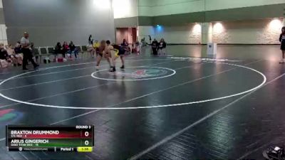 132 lbs Round 3 (16 Team) - Braxton Drummond, STL Red vs Arius Gingerich, Ohio Titan Red