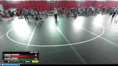 53 lbs Cons. Semi - Aaron Warner, Wisconsin vs Blake Cherry, B.A.M. Training Center