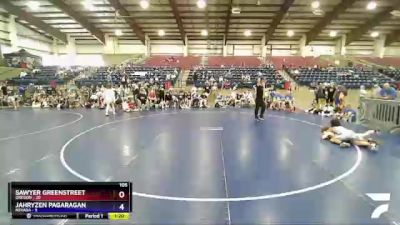 105 lbs Round 1 (6 Team) - Sawyer Greenstreet, Oregon vs JAHRYZEN PAGARAGAN, Nevada