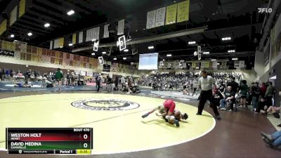 126 lbs Cons. Round 2 - David Medina, Camarillo vs Weston Holt, Hemet