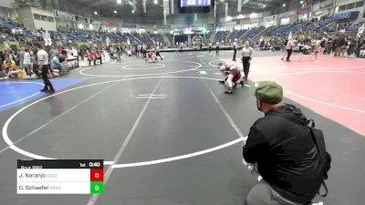 95 lbs Consolation - Jenesis Naranjo, Colorado Outlaws vs Owen Schaefer, Windsor Middle School