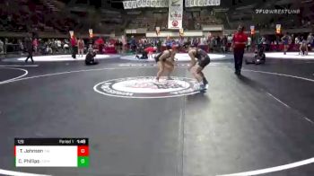 126 lbs Quarterfinal - Thomas Johnson, California vs Christopher Phillips, El Capitan Merced High School Wrestling