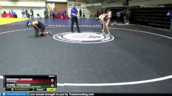 145 lbs Quarterfinal - Brenden Johnson, California vs Ryder Yoshitake, Titan Mercury Wrestling Club (TMWC)