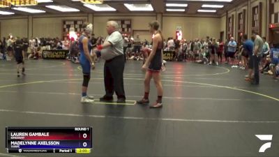 110 lbs Round 1 - Lauren Gambale, Kingsway vs Madelynne Axelsson, 14AWC