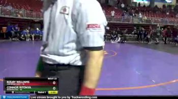 126 lbs Round 6 (8 Team) - Kolby Williams, Cheyenne East vs Connor Ritonya, Bennington