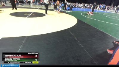 56 lbs Quarterfinal - Shaun Gonzalez, Scrap Yard Garage Wrestling vs Gabriel Potter, Spokane Wrestling