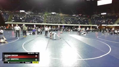 102 lbs Cons. Round 2 - Tully Griffith, Iowa vs Aydan Groom, Iowa