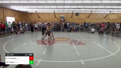 150 lbs Quarterfinal - Quinton Frampten, Factoryville vs Myles Tirpak, Shavertown