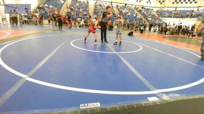 61 lbs Rr Rnd 1 - Kacy Purmal, Pryor Tigers vs Locklyn Evans, Hilldale Youth Wrestling Club