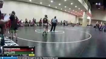 138 lbs Round 4 (10 Team) - Sarah Lewis, Iowa T-Wrecks vs Tatiana Bermudez, CLWC / IWC