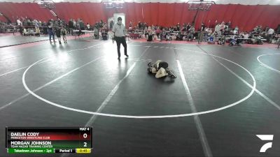 92 lbs 3rd Place Match - Morgan Johnson, Team Nazar Training Center vs Daelin Cody, Princeton Wrestling Club