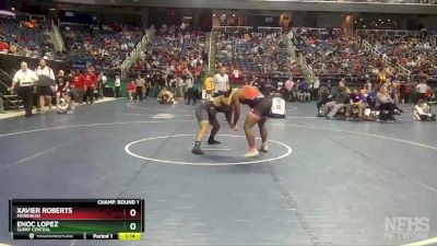 2A 195 lbs Quarterfinal - Xavier Roberts, Morehead vs Enoc Lopez, Surry Central