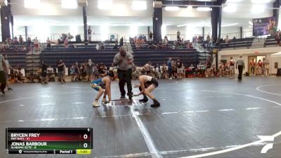 80 lbs Round 1 (8 Team) - Brycen Frey, Mat Rats vs Jonas Barbour, Alabama Elite