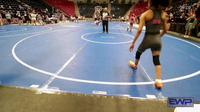 90-98 lbs Rr Rnd 1 - Camden Garrison, HURRICANE WRESTLING ACADEMY vs Madelyn Medrano, Springdale Youth Wrestling Club