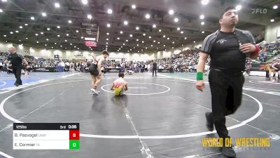 125 lbs Consi Of 32 #2 - Jacob Livingston, Willits Grappling Pack vs Elias Flores, California Grapplers