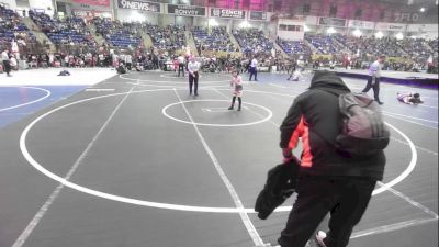 55 lbs Round Of 16 - Caiden Stocks, Little Warriors vs Jaxtin Gonzales, Steel City Reloaded