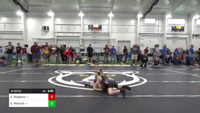 M-80 lbs Consi Of 8 #1 - Chase Stegena, PA vs Spencer Metcalf, WV