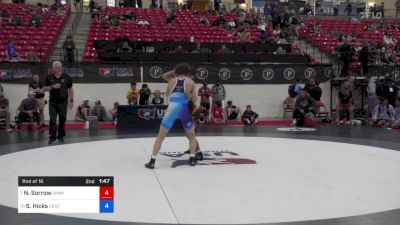 55 kg Rnd Of 16 - Nicholas Sorrow, Simmons Academy Of Wrestling vs Slater Hicks, Central Coast Regional Training Center