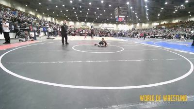 46 lbs Consi Of 8 #1 - Miguel Rocha, Warriors Of Christ WOC vs Tayden Bongcaron, Red Star Wrestling Academy