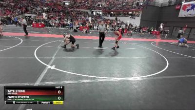 125 lbs Cons. Round 2 - Owen Porter, Hartford Wrestling Club vs Taye Stone, Bad River