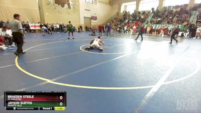 128 Boys Quarterfinal - Braeden Steele, St Augustine vs Jayson Suetos, Granite Hills