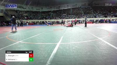 150 lbs Round Of 16 - Reyon Williams, Tulsa Union vs Logan Stengle, Comanche Indians