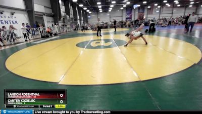 105 lbs Rd# 6- 9:00am Saturday Final Pool - Carter Kozielec, Minion Green vs Landon Rosenthal, Agression Legionaries