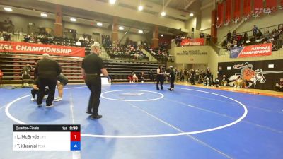 155 lbs Quarterfinal - Latifah McBryde, Life (Ga.) vs Taydem Khamjoi, Texas Wesleyan